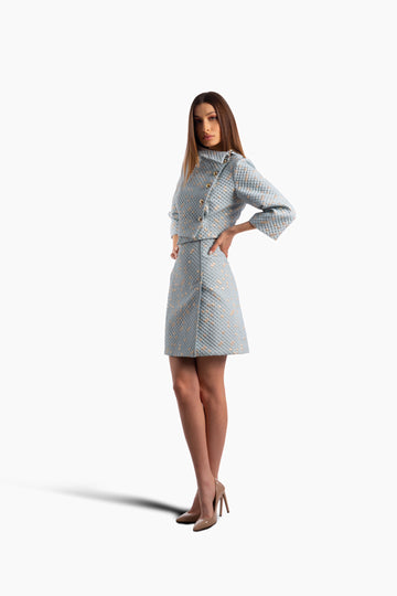 Paris Blazer and Skirt Set